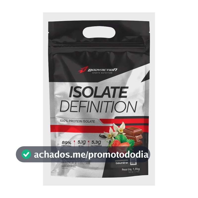 Bodyaction Whey protein Isolate Definition 1,8kg Baunilha
