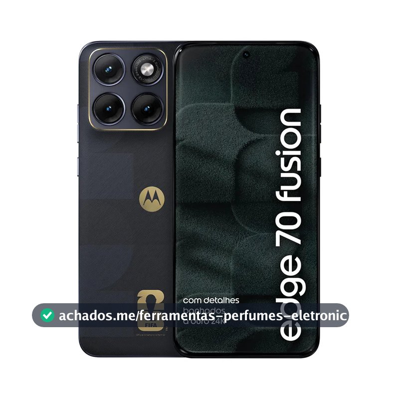 Smartphone Motorola Edge 70 Fusion 5g Fifa World Cup Collection - 256gb 8gb Ram + 16gb Ram Boost, Camera 50mp Sony Lytia 710, Tela 1.5k Extreme Amoled - Grafite