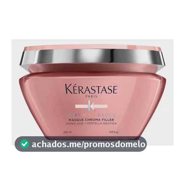 Máscara Capilar Kérastase Chroma Absolu Filler, Para Cabelos Porosos, Sensíveis ou Danificados 200ml
