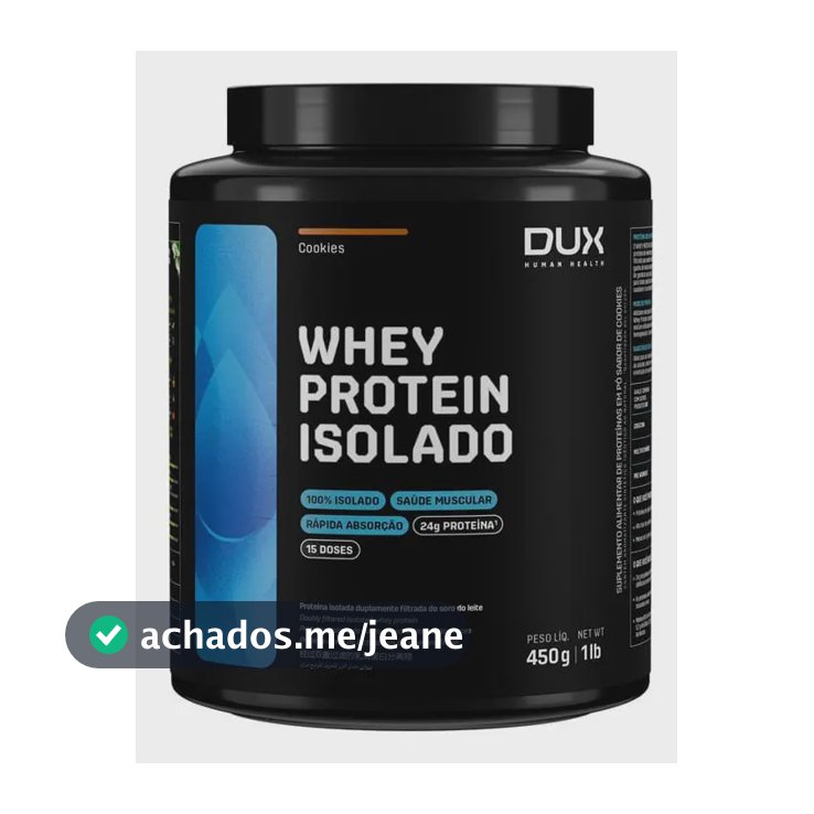 Whey protein Dux Human Health Proteínas Puras em pó sabor Doce de leite x 450g de 15 un