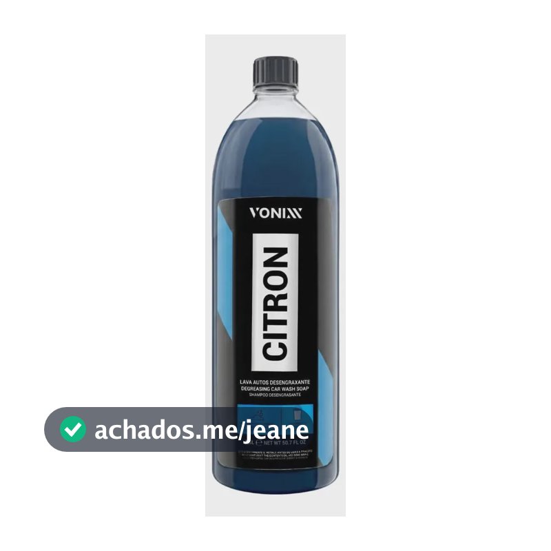 Shampoo Desengraxante Citron Vonixx Concentrado 1,5l
