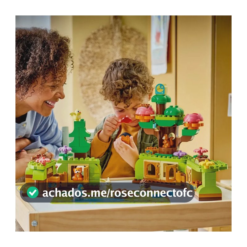 Descobertas florestais de LEGO DUPLO com animais selvagens 10480