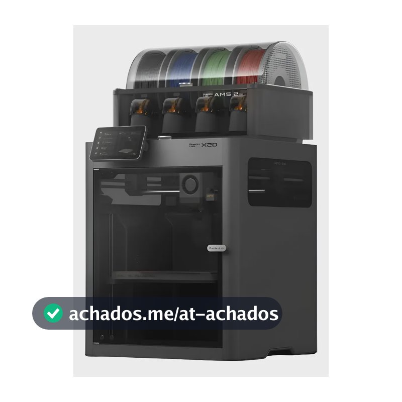 Bambu Lab Impressora 3d X2d Combo Ams 2 - 110v - Meli 110v Preto