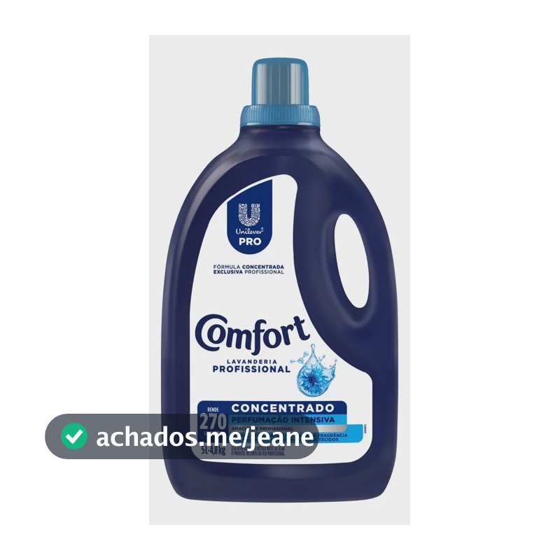 Amaciante Comfort Lavanderia Profissional Concentrado 5 L