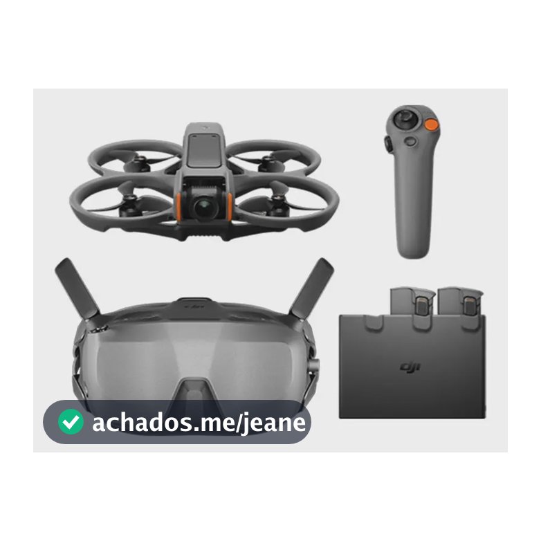 Drone DJI Avata 2 Fly Smart Combo BR FPV 4K com Goggles e Motion – DJI074