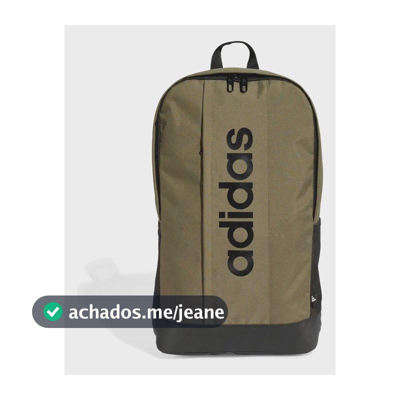 Mochila Linear Olive Strata Black adidas