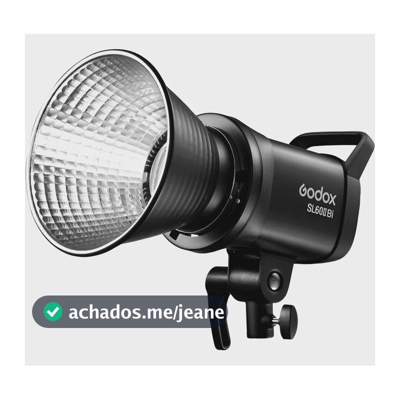 Luz De Vídeo Led Godox Sl60 Ii Bi-color - 2800 - 6500k 127/220v Preto Branco-neutro