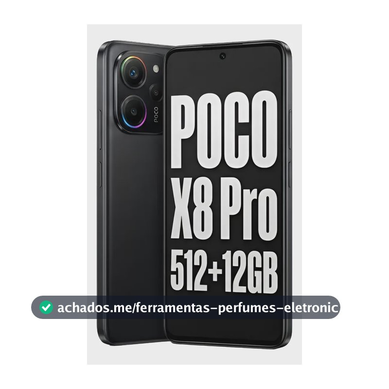 Xiaomi Poco X8 Pro 512gb 12gb Ram Lançamento 2026 Com Nfc Preto