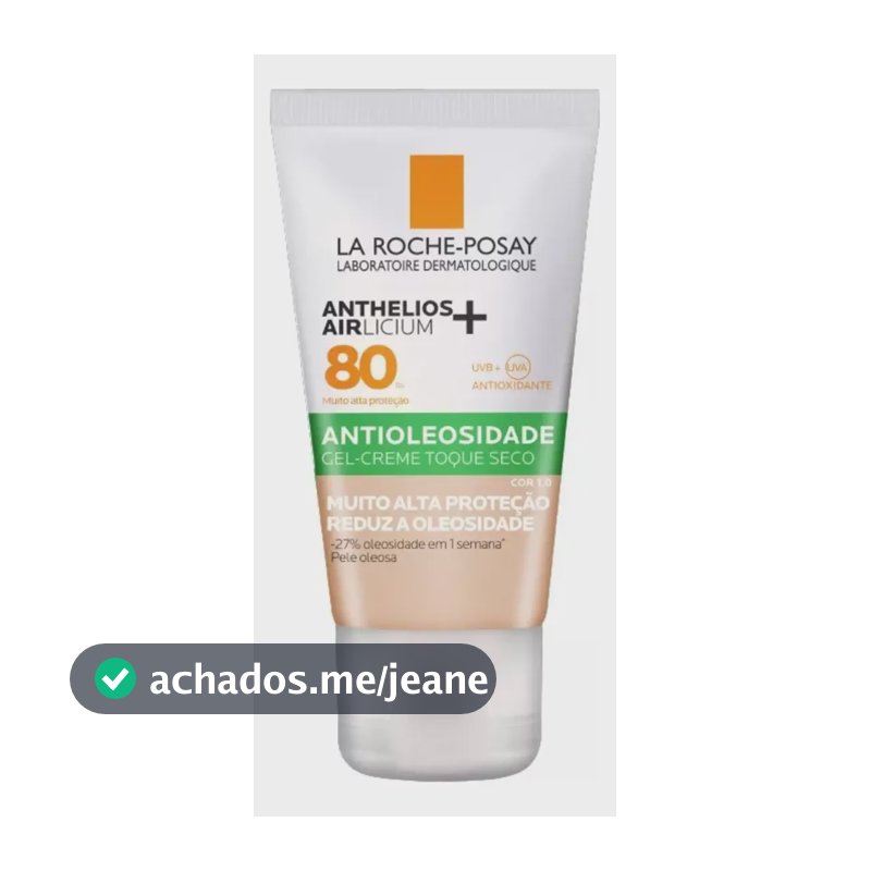 Protetor Solar Fps80 Anthelios Cor 1.0 40g La Roche-posay