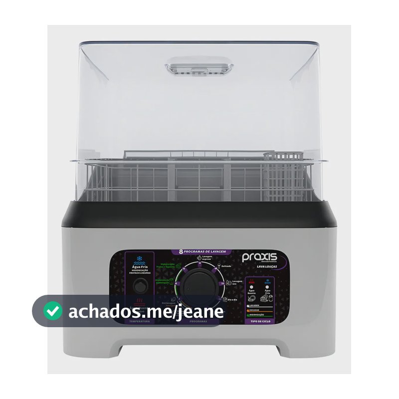 Lava Louças Praxis Portátil LLPP Semi-Automática Branca