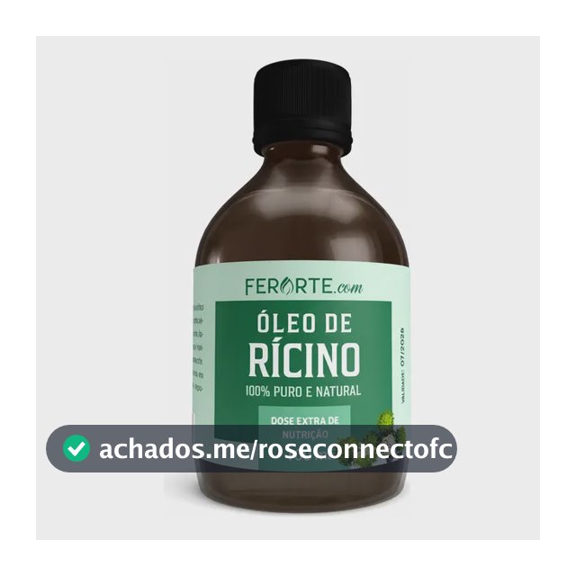 Óleo Vegetal De Rícino 100% Puro Vegano 100ml Neutra