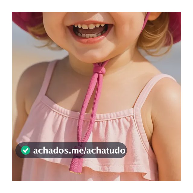 Chapéu Infantil Bebe Proteção Solar Fps 50+ Uv Com Forro