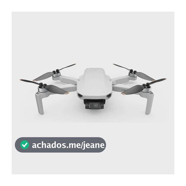 Drone DJI Mini SE Fly More Combo com Câmera 2.7K, GPS e 3 Baterias