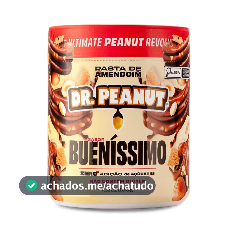 Pasta de amendoim Dr. Peanut Gourmet sabor Bueníssimo x 600g