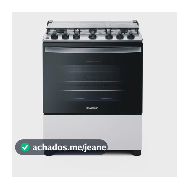 Fogão Brastemp Bfs6ncb 6 Bocas Branco Com Botões Removíveis E Exclusivo Aro Protetor