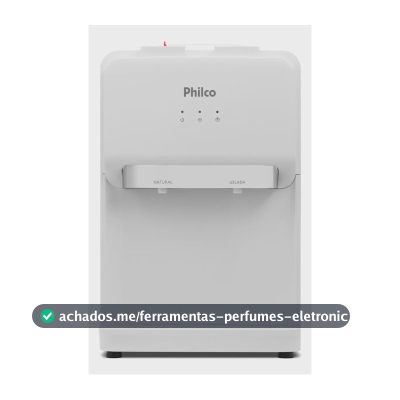 Bebedouro Philco PBE11 20 Litros Água Natural e Gelada - Cor Branco