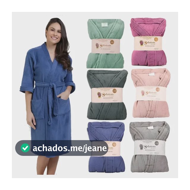 Roupão Microfibra Plush Inverno Frio Toque Macio Unissex
