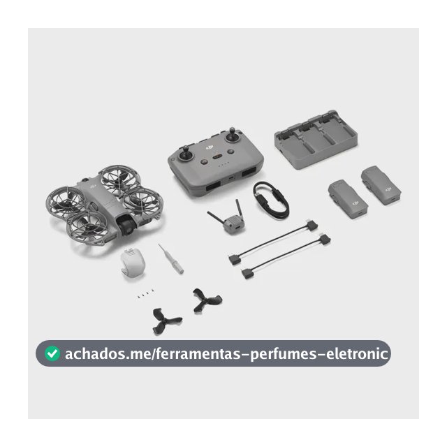 Drone Dji Neo 2  Fly More Combo  (rc-n3) 3 Baterias Cinza
