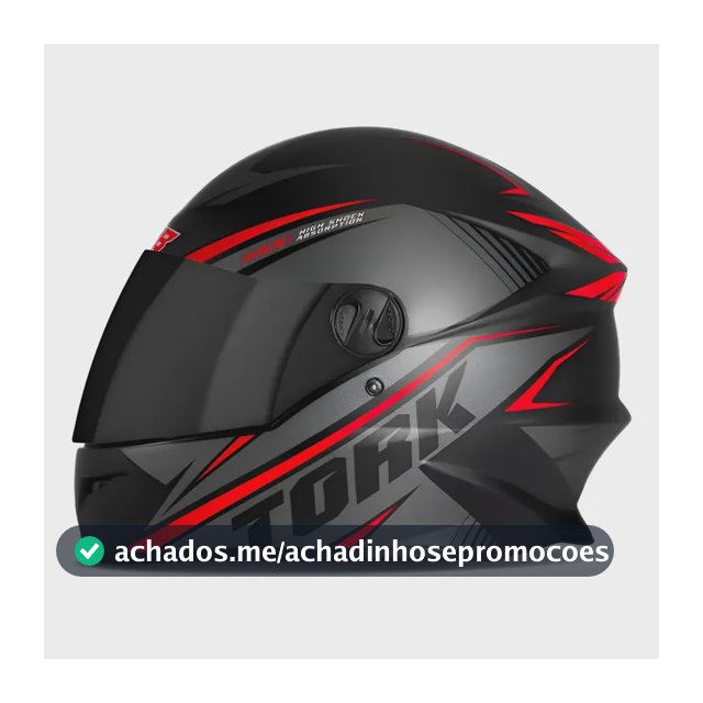 Capacete Moto Pro Tork Fechado Viseira Fumê Street Promoção
