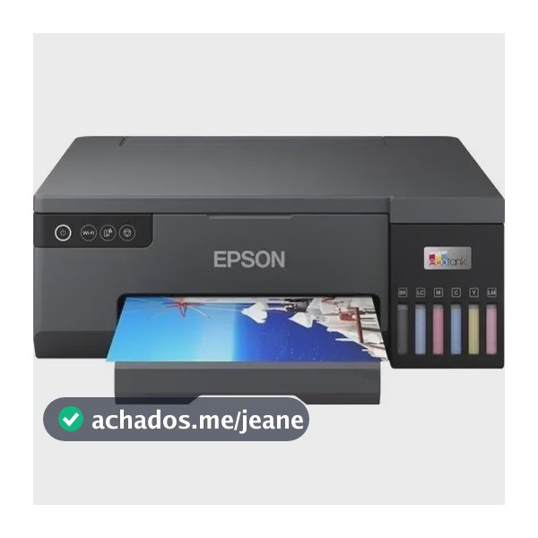 Impressora fotográfica Epson L8050 Ecotank Wifi Direct Clie, cor preta
