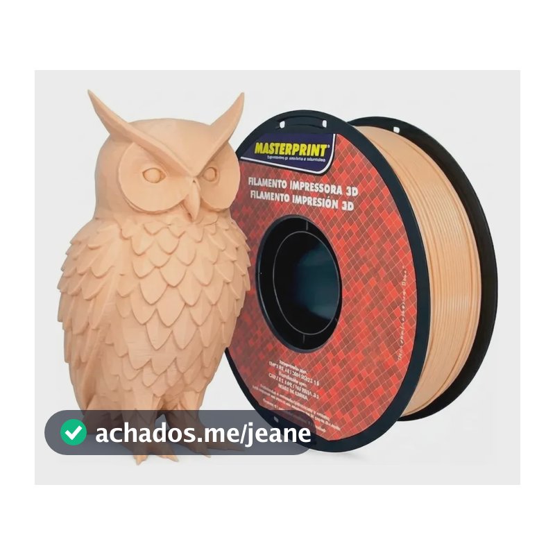 Filamento Impressão 3d 1,75mm 1kg Masterprint Coral-claro