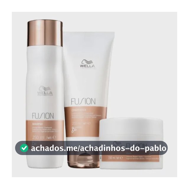 Kit Wella Professionals Fusion Trio (3 Produtos)
