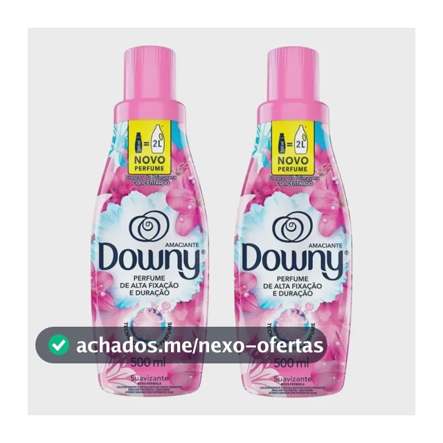 Kit 2 Amaciante De Roupas Concentrado Downy Primavera 500ml