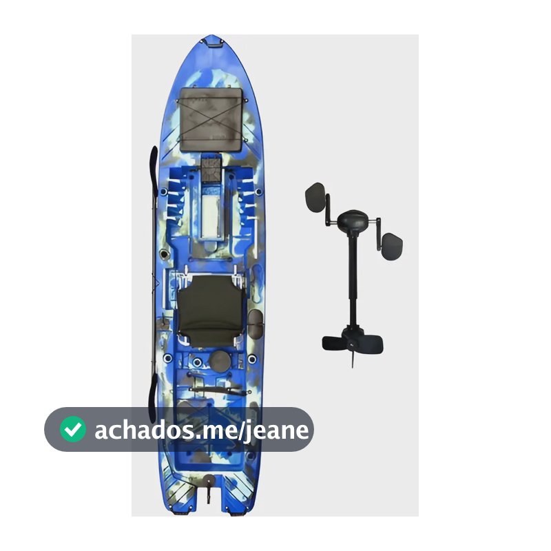 Caiaque De Pesca Dourado Com Pedal Smart - Caiaker Cor Azul Camuflado