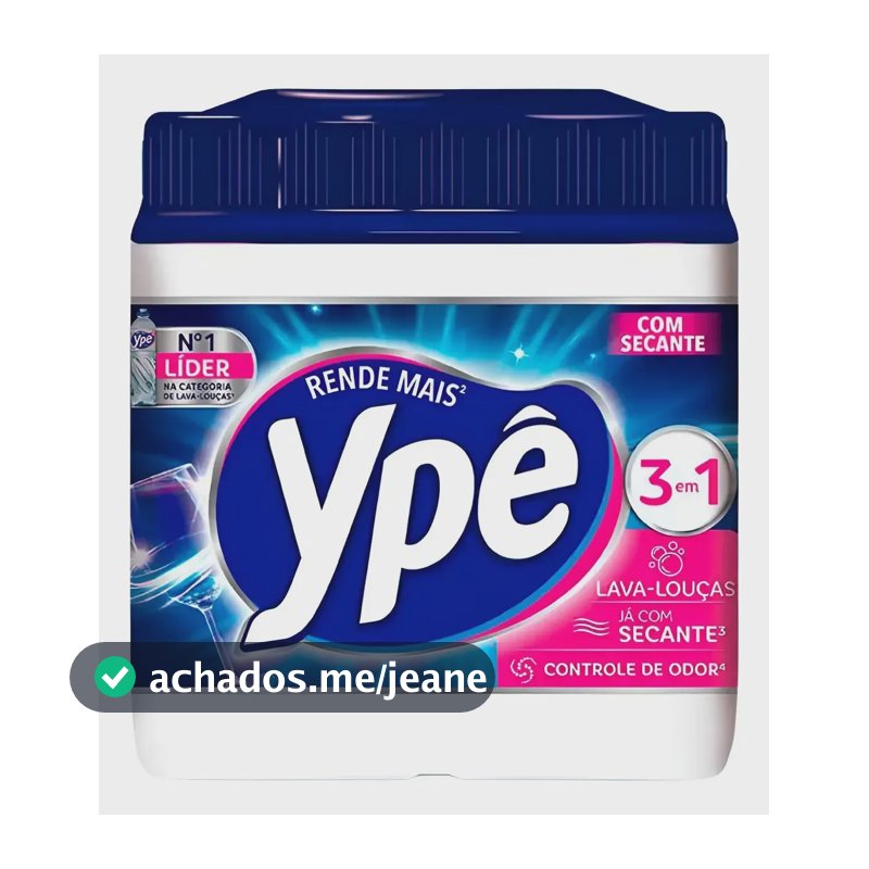 Detergente em pó para Máquina de Lavar Louças Ypê 450g