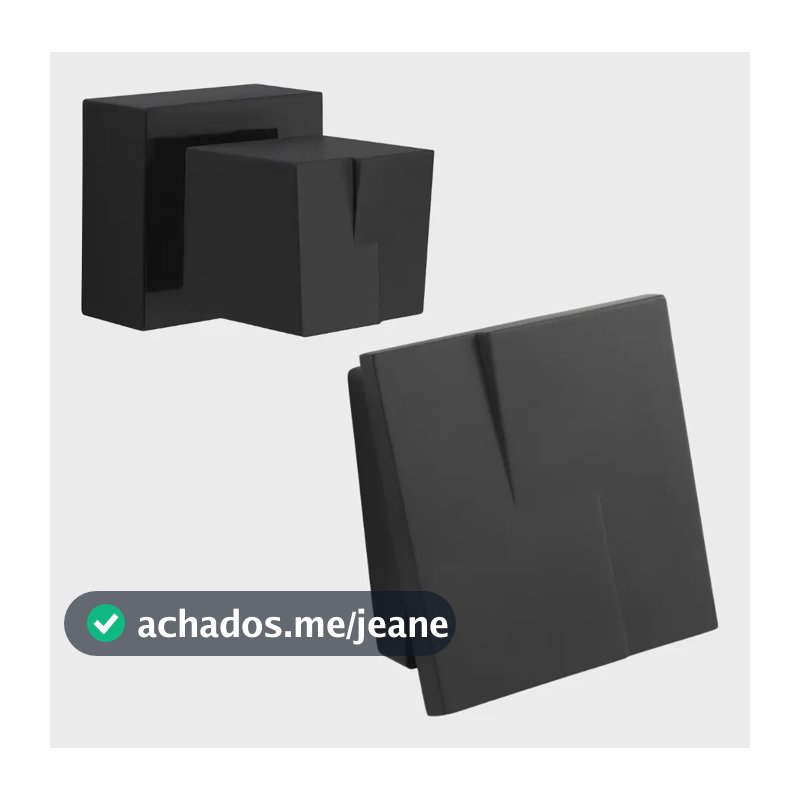 Kit Acabamento Válvula Descarga + Acabamento Registro Metal
