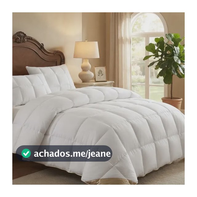 Edredom Dupla Face 400 Fios Extra Macio Queen Luxo Silicone