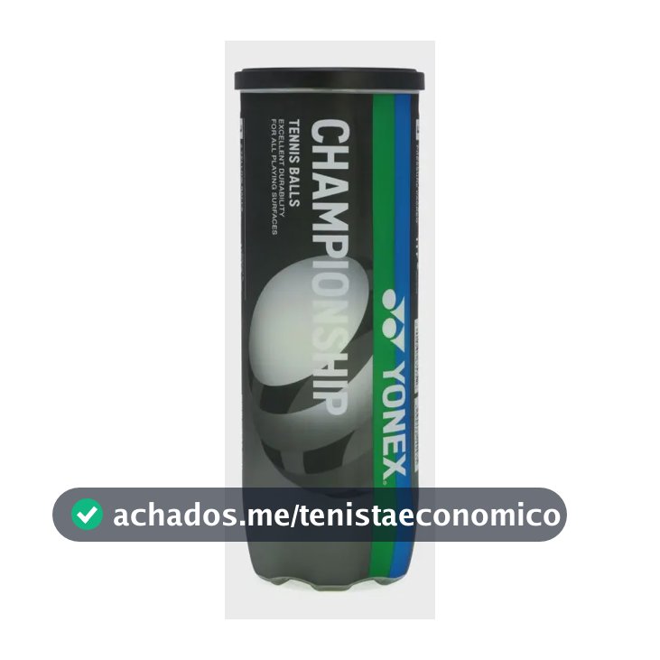 Bola De Tênis Aprovada Pela Championship X3 Black Yonex Itf