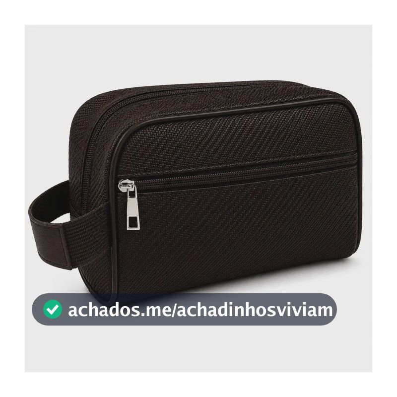 Necessaire sem gênero Qualis Necessaire Qualis NS2561 MARROM