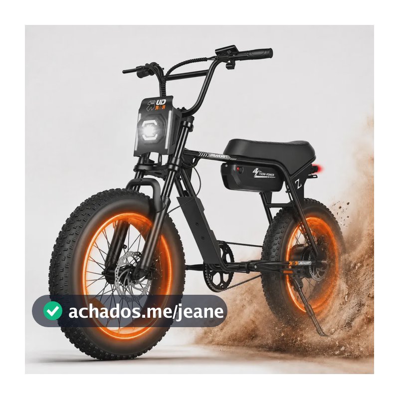 Bicicleta Elétrica  Para Adultos Preto 20