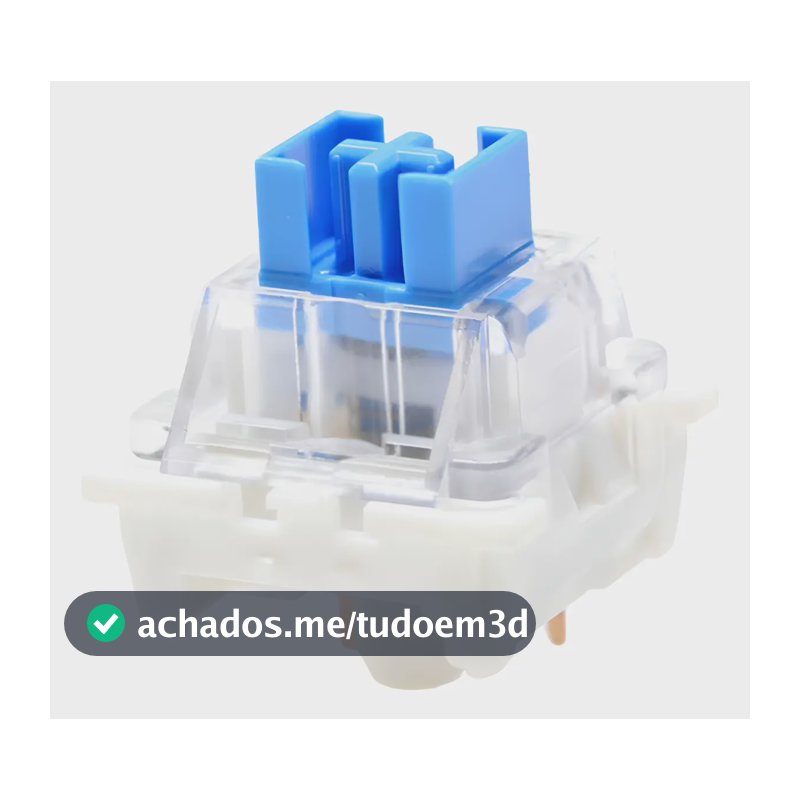 Switch Blue Outemu Tátil 3 Pinos Teclado Mecânico Kit 10 Und