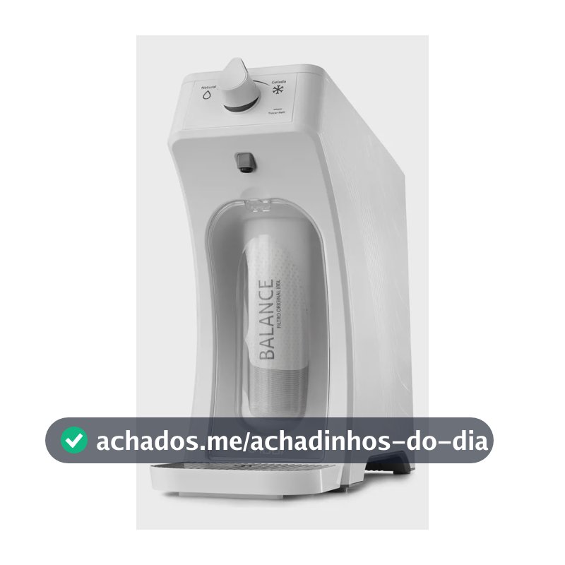 Purificador de Água Gelada Fria e Natural Eletrônico Ibbl E-due Equilibrium Branco