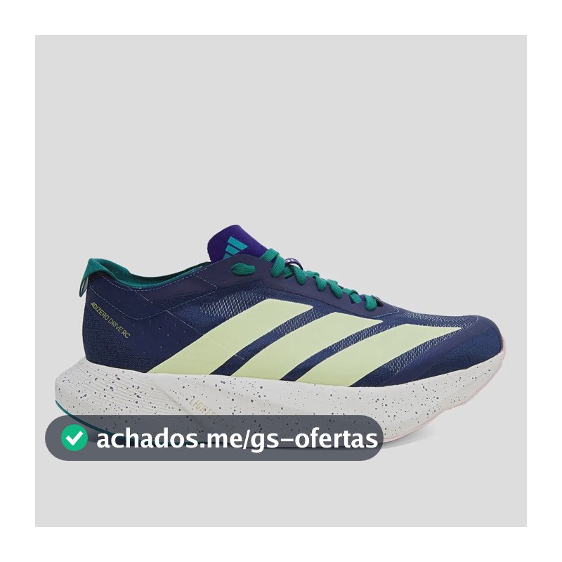 Tênis Masculino Adizero Drive Rc adidas Azul Liso 41 Br