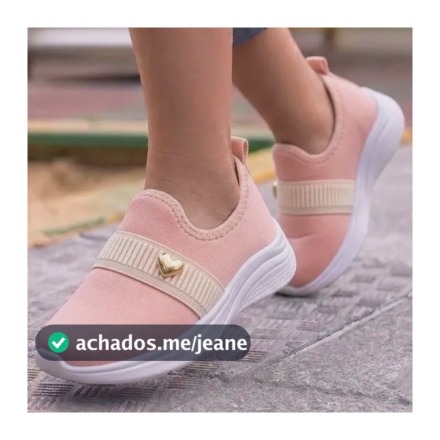 Tênis Infantil Calce Fácil Elástico Lindo Super Confortável