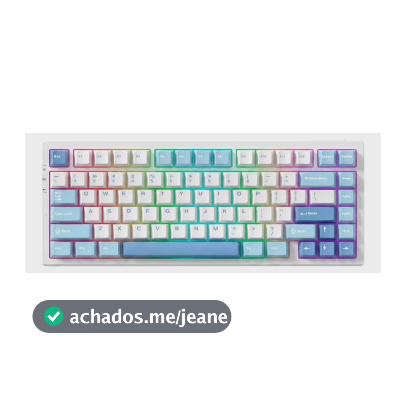 Teclado Mecânico Double Shot Mchose G75 Pro Tri-mode