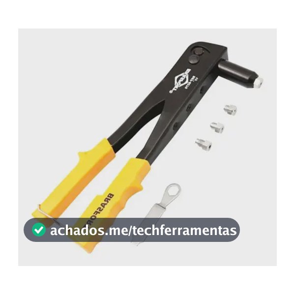 Rebitadeira Alicate Rebitador De 10 Polegadas Manual 4 Bicos