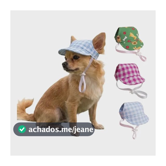 Chapéu Boné Para Pet Cachorro E Gato Estampado Praia