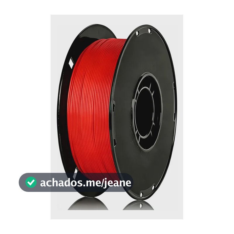 Filamento Pla Para Impressão 3d, 1 Kg, 1,75 Mm Várias Cores Vermelho