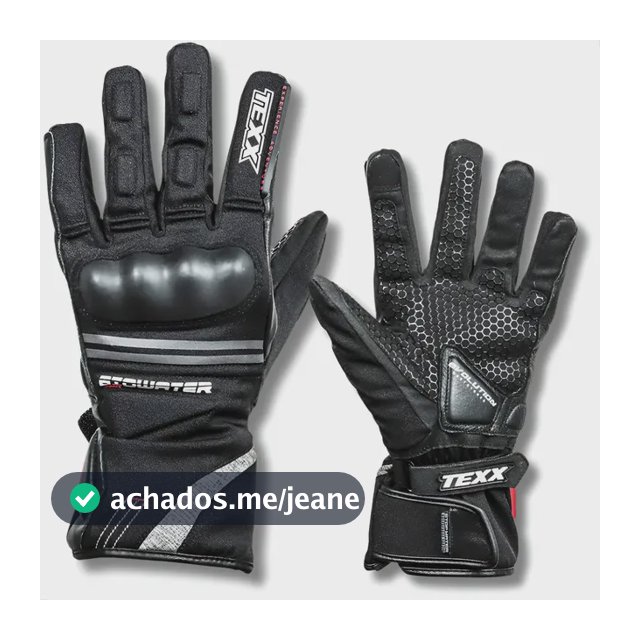 Luva Motociclista Impermeavel Texx Biowater V3 Trail Touring