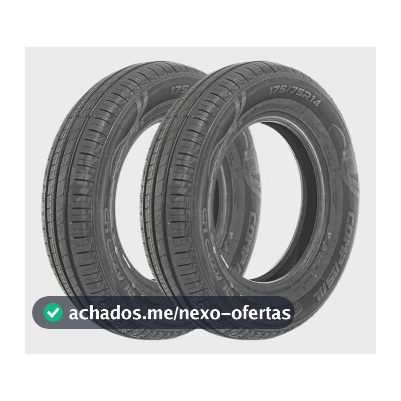 Kit 2 Pneus 175/75 R14 Compasal Blazer Hp 86t T