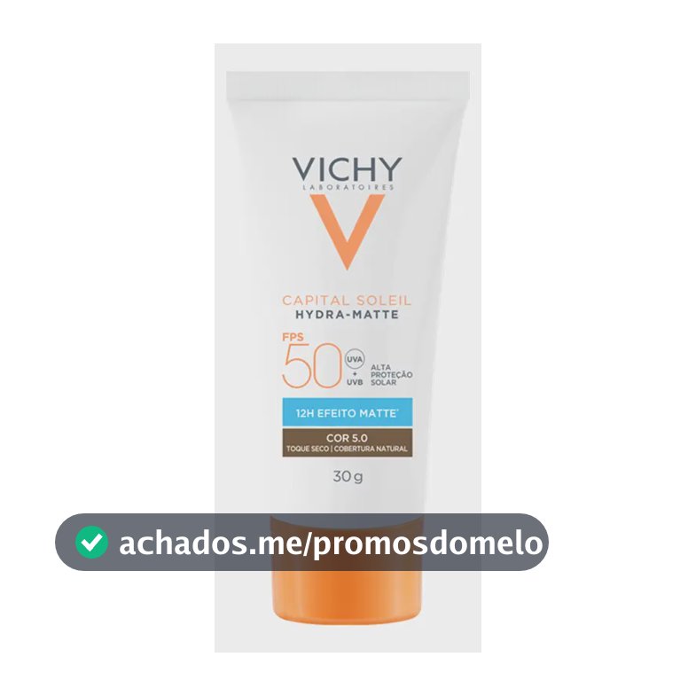 Protetor Solar Facial Hydra-matte Fps50 Cor 5.0 30g Vichy