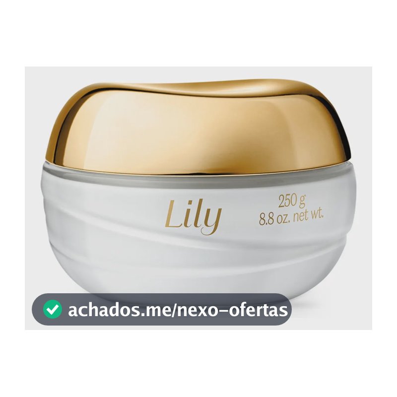 Creme Acetinado Hidratante Corporal Lily O Boticário 250g