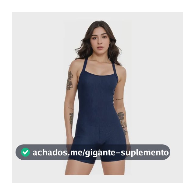 Macaquinho Feminino Fitness Curto Academia Canelado Liso