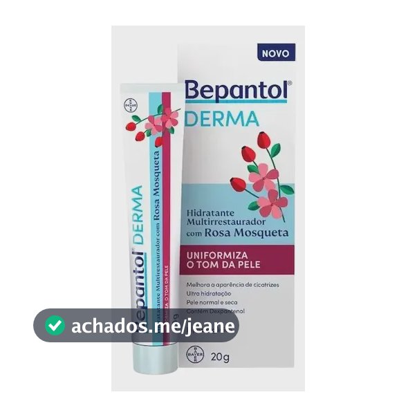Creme Multirrestaurador Rosa Mosqueta Bepantol Derma 20g