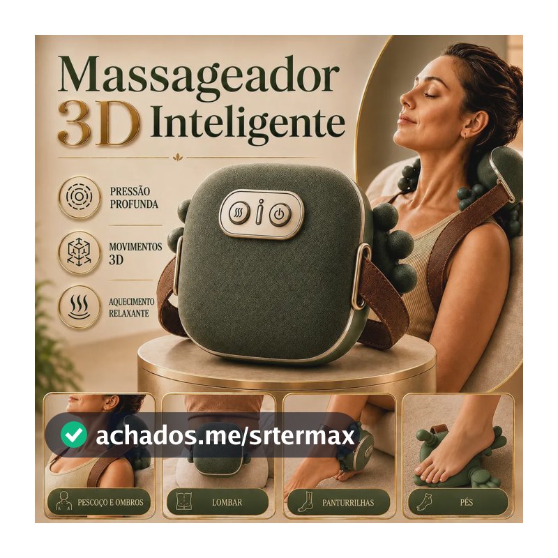 Massageador Elétrico para Pescoço e Ombros com Aquecimento DOK MEDICAL SUPPLIES