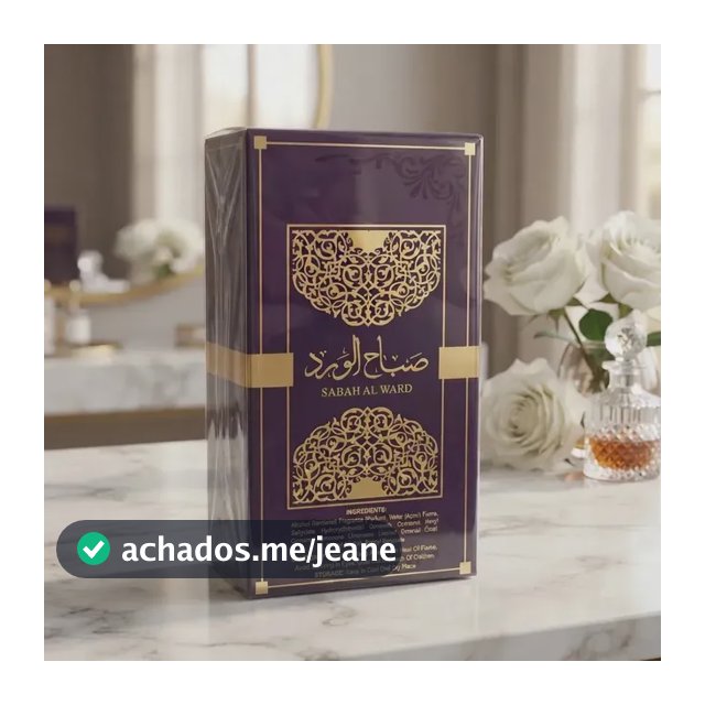 Sabah Al Ward Al Wataniah Perfume Árabe Feminino EDP 100ml